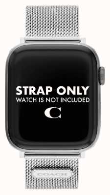 Coach Apple Watch Strap (42/44/45mm) Steel Mesh 14700063