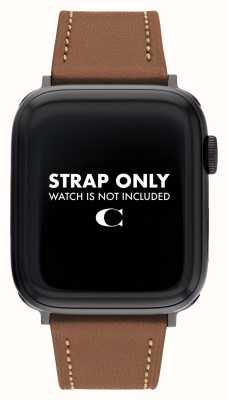 Coach Apple Watch Strap (42/44/45mm) Brown Leather 14700084