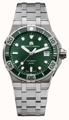 Maurice Lacroix Aikon Venturer Automatic (38mm) Green Dial / Stainless Steel AI6057-SSL52-630-1