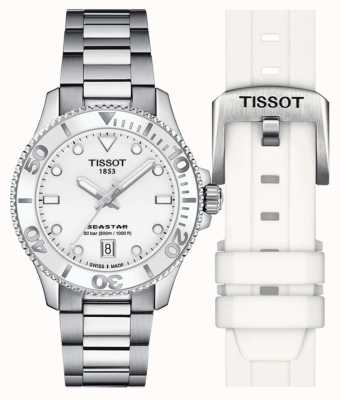 Tissot Seastar 1000 | 36mm | White Dial | Stainless Steel T1202101101100