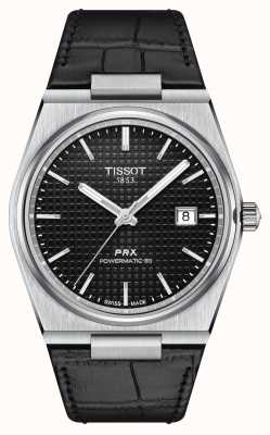Tissot PRX Auto | Black Dial | Black Leather Strap T1374071605100