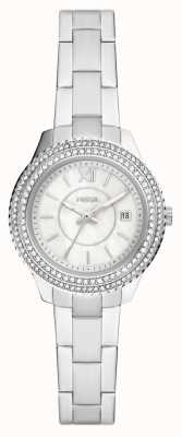 Fossil Women's Stella | Mother-of-Pearl Dial | Crystal Set | Stainless Steel Bracelet ES5137
