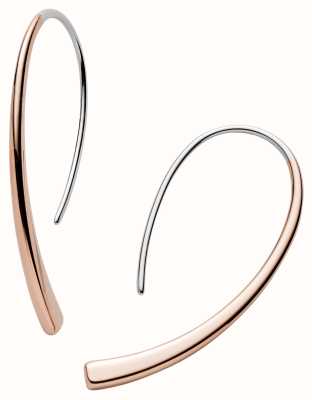 Skagen Women's Rose Gold-Tone Stainless Steel Drop Earrings SKJ1212998