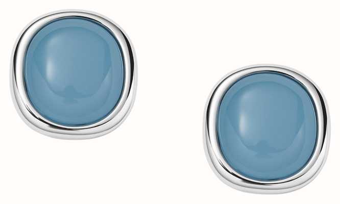 Skagen Women's Stainless Steel Blue Seaglass Stud Earrings SKJ1458040