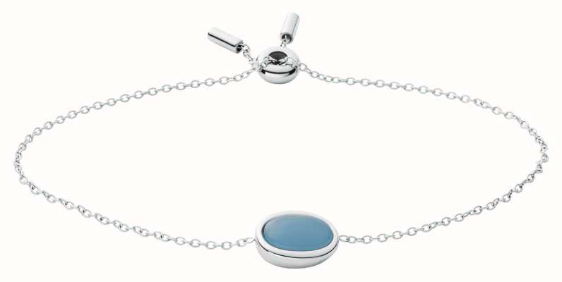 Skagen Women's Stainless Steel Blue Seaglass Bracelet SKJ1461040