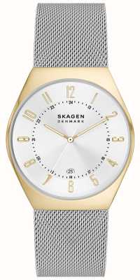 Skagen Grenen Lille Two Tone Stainless Steel Mesh Bracelet Watch SKW6816