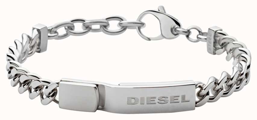 Diesel STACKED STEEL Men's Stainless Steel Bracelet DX0966040