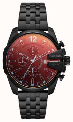 Diesel Men\'s Class Steel / Dial - Stainless Spiked Black (49mm) Black Watches™ IRL First Bracelet DZ4644