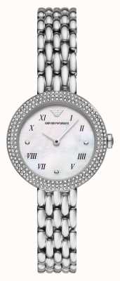 Emporio Armani Women's | Mother-of-Pearl Dial | Stainless Steel Bracelet AR11354