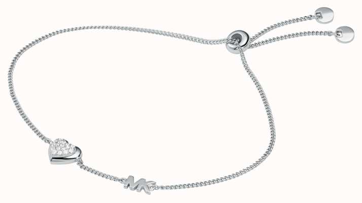 Michael Kors Crystal Set MK Sterling Silver Bracelet MKC1455AN040