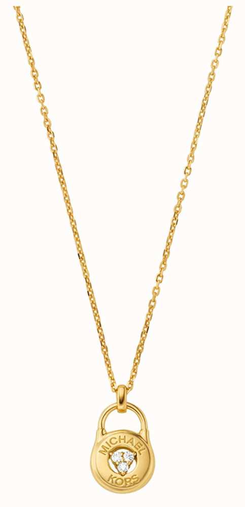 Michael Kors Padlock Necklace MKC1040AN040 - Jewellery from TIME Jewellers  UK