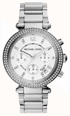 Michael Kors Women's Parker Crystal Set Chronograph Watch MK5353