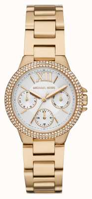 Michael kors camille crystal encrusted outlet watch