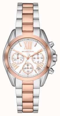 Michael Kors Bradshaw Two-Tone Rose gold and Silver Toned Watch MK7258
