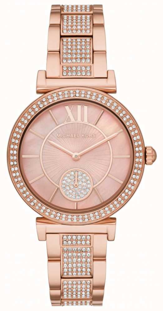 Michael Kors Abbey Rose Gold Toned Women's Watch MK4617 - First Class  Watches™ IRL
