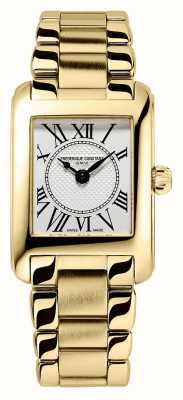 Frederique Constant Womens | Carree | Silver Dial | Gold PVD Steel FC-200MC15B