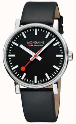 Mondaine EVO2 43MM STAINLESS STEEL POLISHED CASE | BLACK MSE.43120.LB