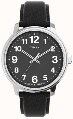 Timex Easy Reader Bold Leather Strap Watch TW2V21400