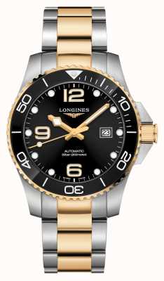 LONGINES HydroConquest Automatic 43mm Black Dial Two-Tone Watch L37823567