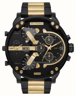 Diesel Mr. Daddy 2.0 Black and Gold PVD Plated DZ7465