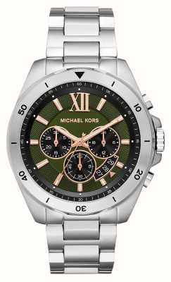 Michael Kors Brecken Green Chronograph Dial Stainless Steel Bracelet MK8984