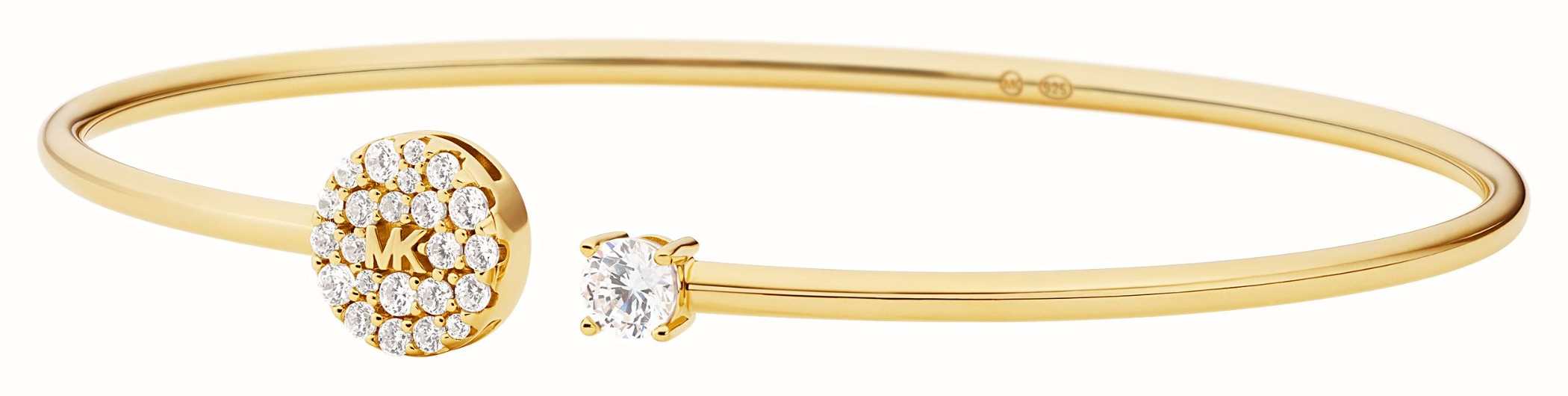 Michael Kors Fashion Brass Bracelet and Earring Set