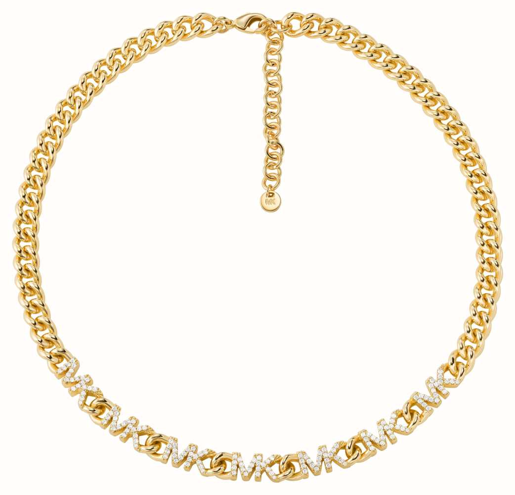 Michael Kors Pave Lock Pendant Necklace  Macys