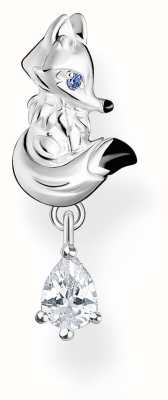 Thomas Sabo Arctic Fox Single Stud Earring | Sterling Silver | Crystal Set H2257-041-7