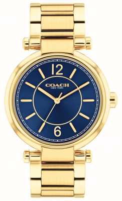 Coach Unisex Cary | Blue Dial | Gold-Toned Bracelet 14504046