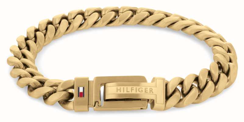 Tommy Hilfiger Men's Gold-Toned Chain Bracelet 2790434