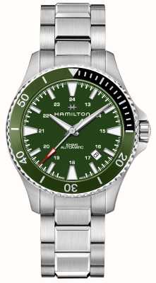 Hamilton Khaki Navy Scuba Automatic Green / Stainless Steel H82375161