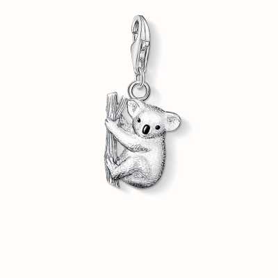 Thomas Sabo Koala Charm - 925 Sterling Silver, Cold Enamel 0643-007-12
