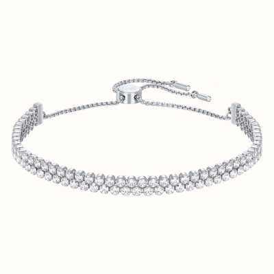 Swarovski Subtle White Crystal Two Strand Bracelet 5221397