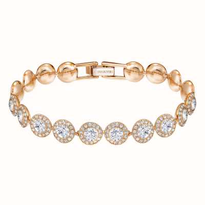 Swarovski Angelic Rose Gold White Crystal Halo Bracelet 5240513