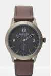 Customer picture of Joules Men's Ryley Brown Leather Strap Black Dial JSG006BRB