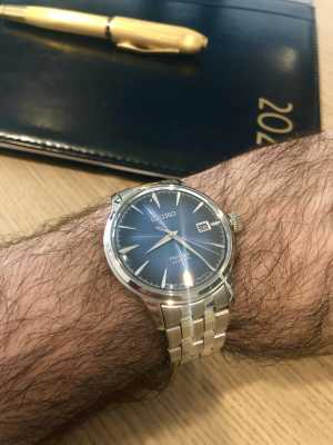 Seiko Presage Automatic Stainless Steel Bracelet Blue Dial SRPB41J1 - First  Class Watches™ IRL